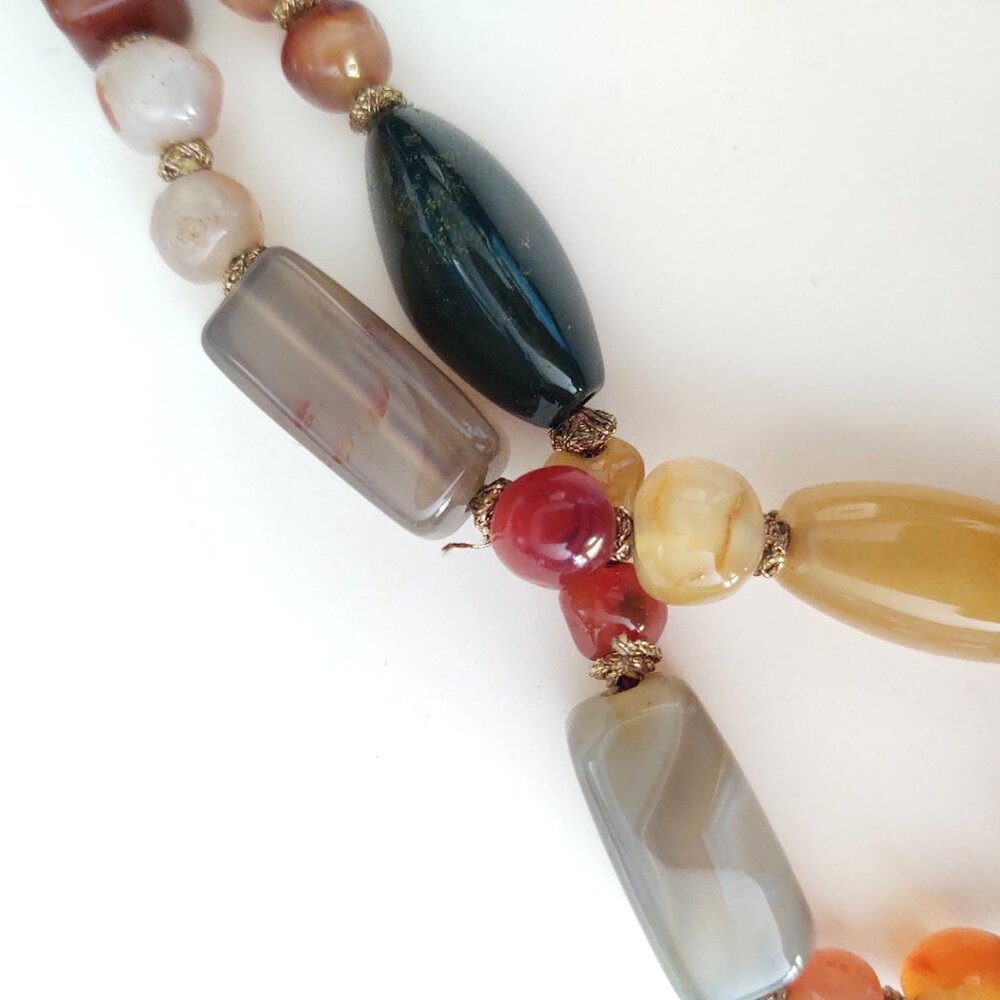 Single strand multi stone necklace - Picture 11 of 16